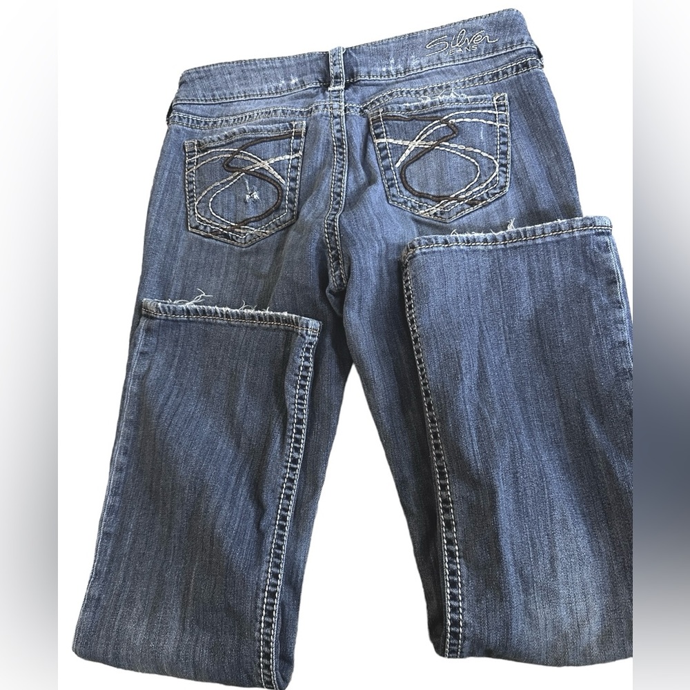 Womens Silver Suki 17 Bootcut Denim Jeans 29 x 31